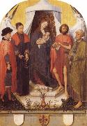 Madonna with Four Saints, Roger Van Der Weyden